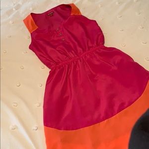 Pink and orange dress